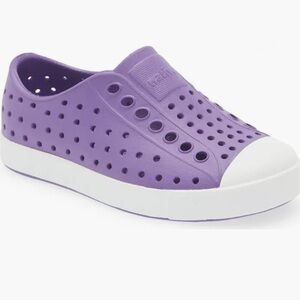 Native Jefferson Slip On Sneakers Purple Kids C11